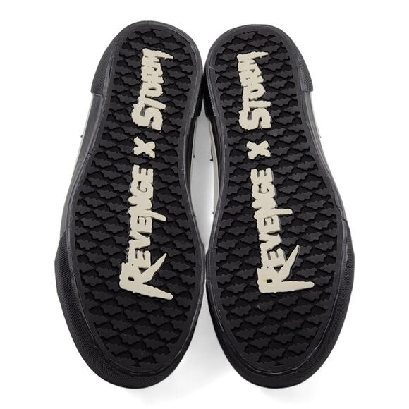 Revenge x Storm Vol. 2 Hi Top Sneakers in Black/White (11) - Picture 8 of 9